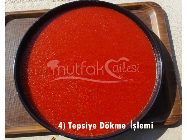 Biber Salçası Nasıl Yapılır - Tarifi